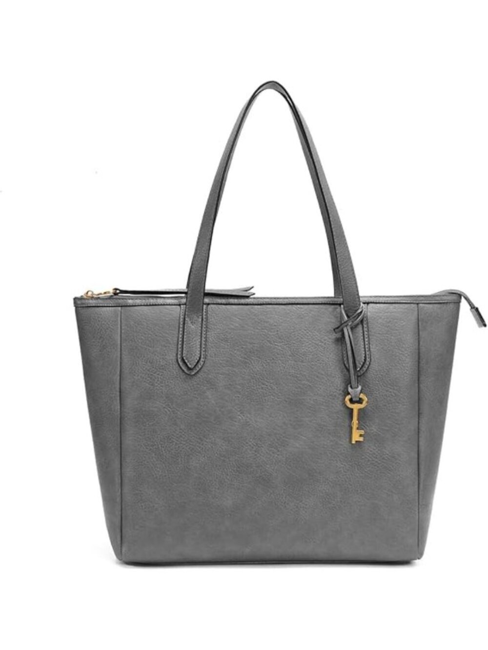 Women's Grey Tote Bag Leather Handbag 16l Large Capacity Travel Purses